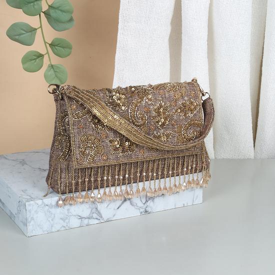 Women Antic-gold Evening Bag