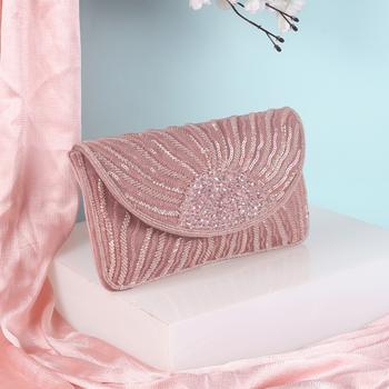 Metro Women Purple Clutch(SKU: 38-164-26-10)