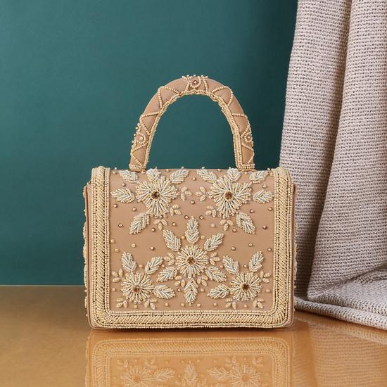 Women Gold Evening Bag