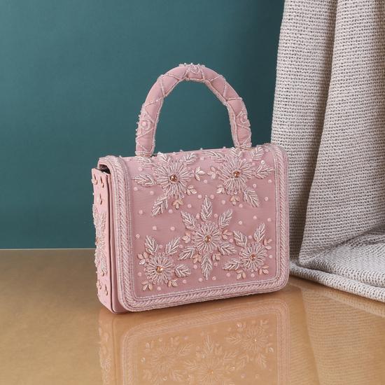 Women Peach Evening Bag