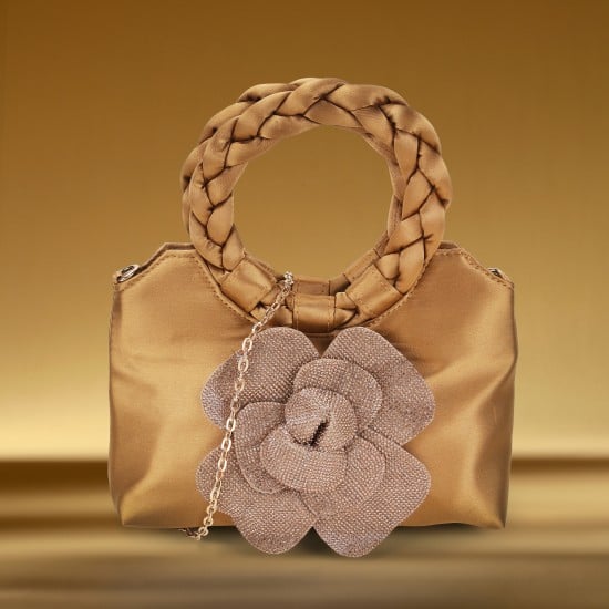 Women Antic-gold Evening Bag