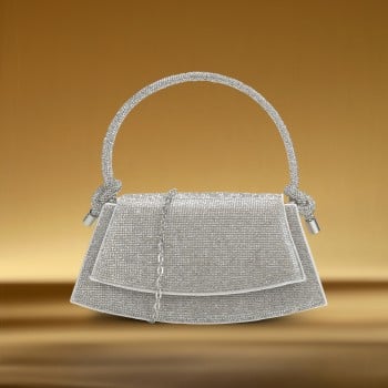 Metro Women Silver Evening Bag(SKU: 38-178-27-10)