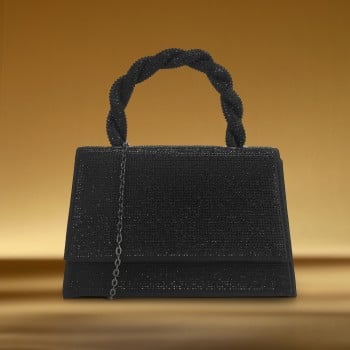 Metro Women Black Evening Bag(SKU: 38-179-11-10)