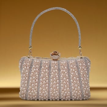 Metro Women Peach Evening Bag(SKU: 38-185-80-10)