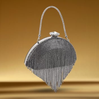 Metro Women Black Evening Bag(SKU: 38-186-11-10)