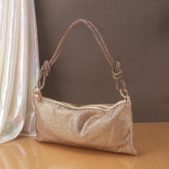 Women Gold Shoulder Bag