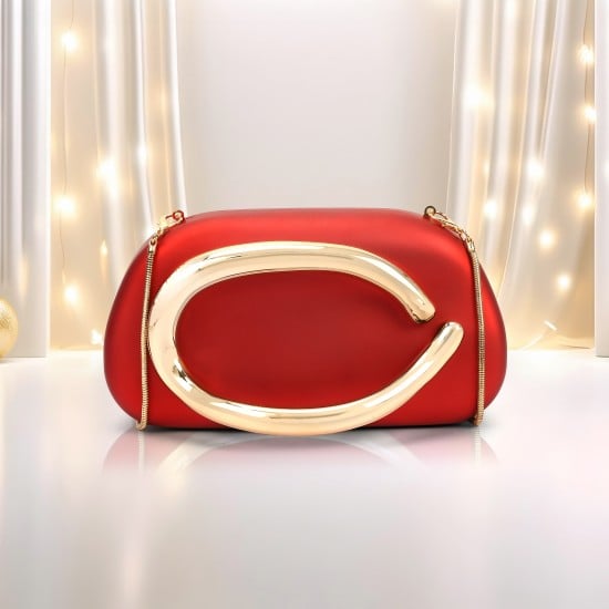Women Red Evening Bag