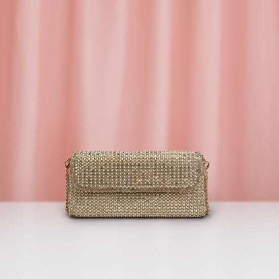 Women Gold Evening Bag