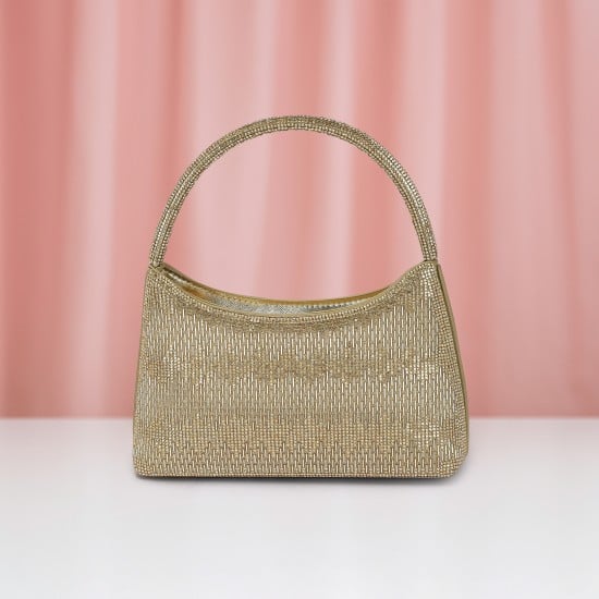 Women Gold Evening Bag