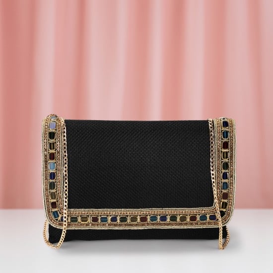 Women Black Evening Bag