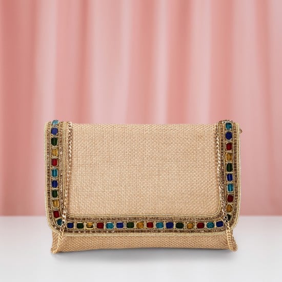 Women Antic-gold Evening Bag