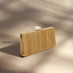 Women Bronze Clutch