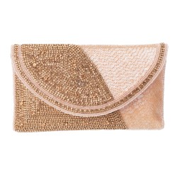 Women Rose-gold Clutch