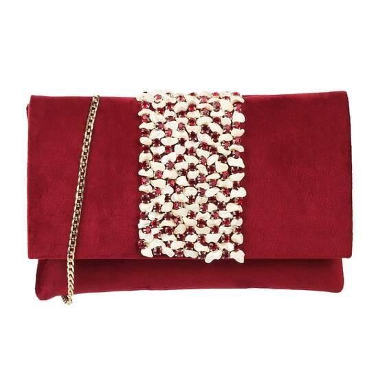 Mochi Maroon Hand Bags Clutches