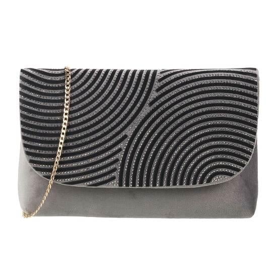 Metro Grey Hand Bags Clutches