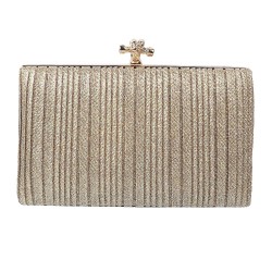 Women Gold Clutch
