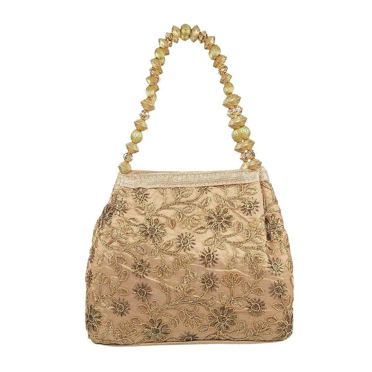 Buy sabyasachi Women Green Handbag Dark Green Online @ Best Price in India  | Flipkart.com