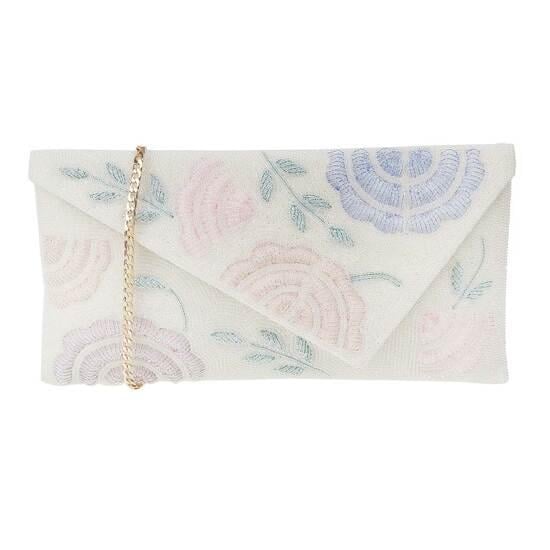 Metro Off-White Hand Bags Envelope Clutch