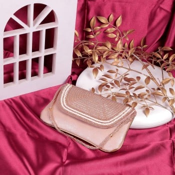 Walkway Women Rose-gold Evening Bag(SKU: 38-86-52-10)