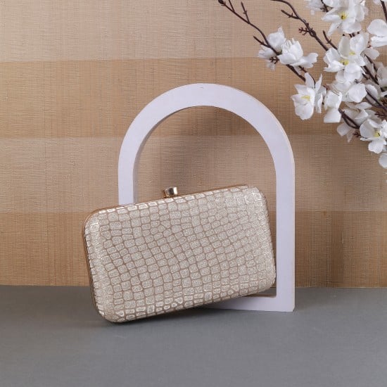 Women Gold Clutch