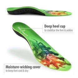 Footlogics Mens Light-green Sports Insole