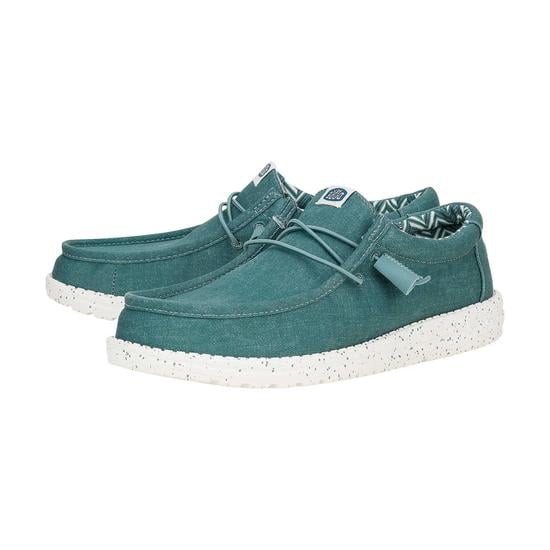 Men Green-suede Casual Sneakers