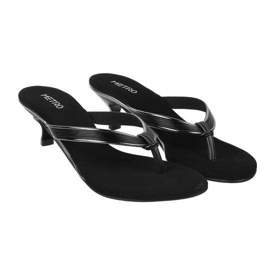 Women Black Casual Sandals