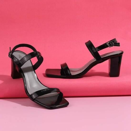 Women Black Casual Sandals