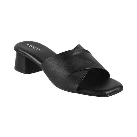 Women Black Casual Sandals