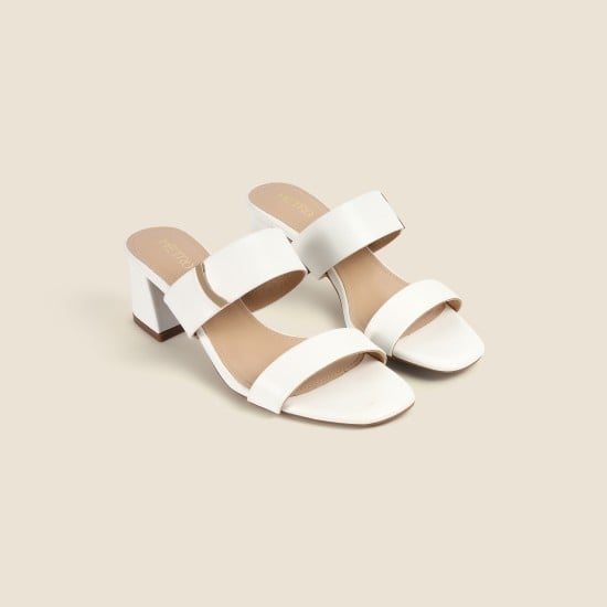 Women White Casual Slip Ons