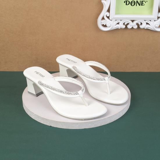 Women White Casual Slip Ons