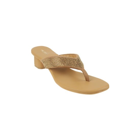 Women Beige Casual Slip Ons