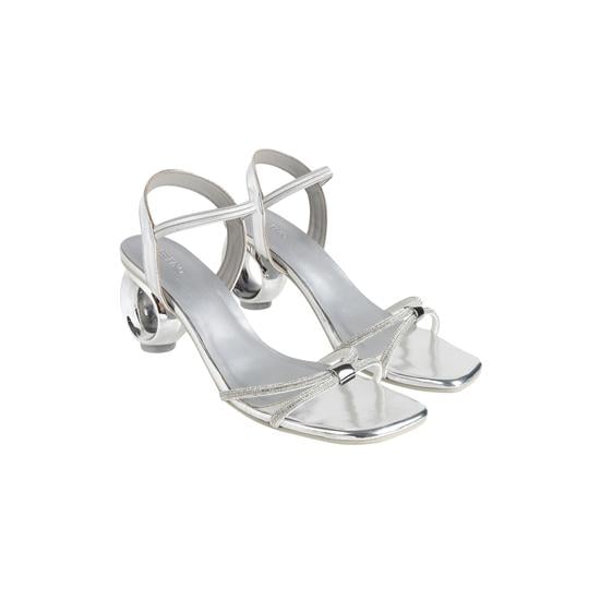 Women Silver Party Sandals