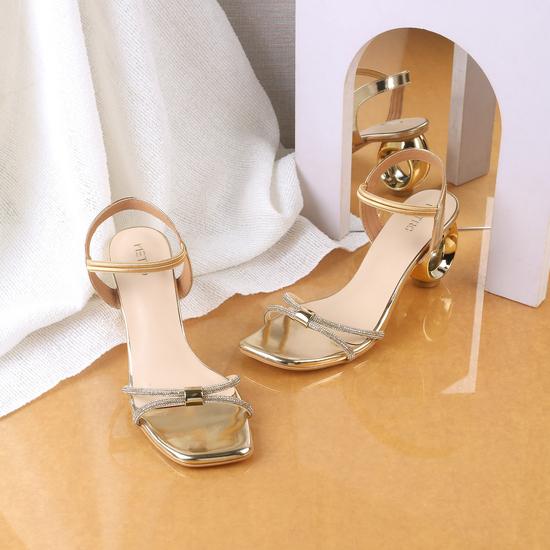 Women Gold Party Sandals