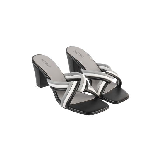 Women Black Casual Slip Ons