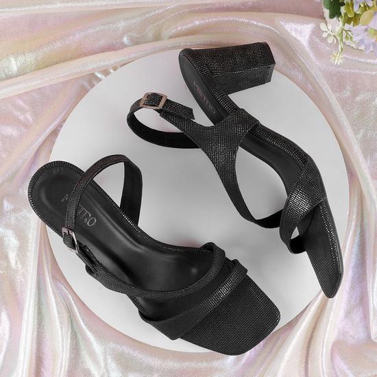 Women Black Formal Sandals