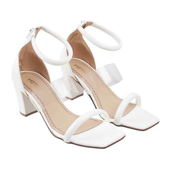 Women White Casual Sandals