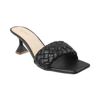 Women Black Casual Slip Ons
