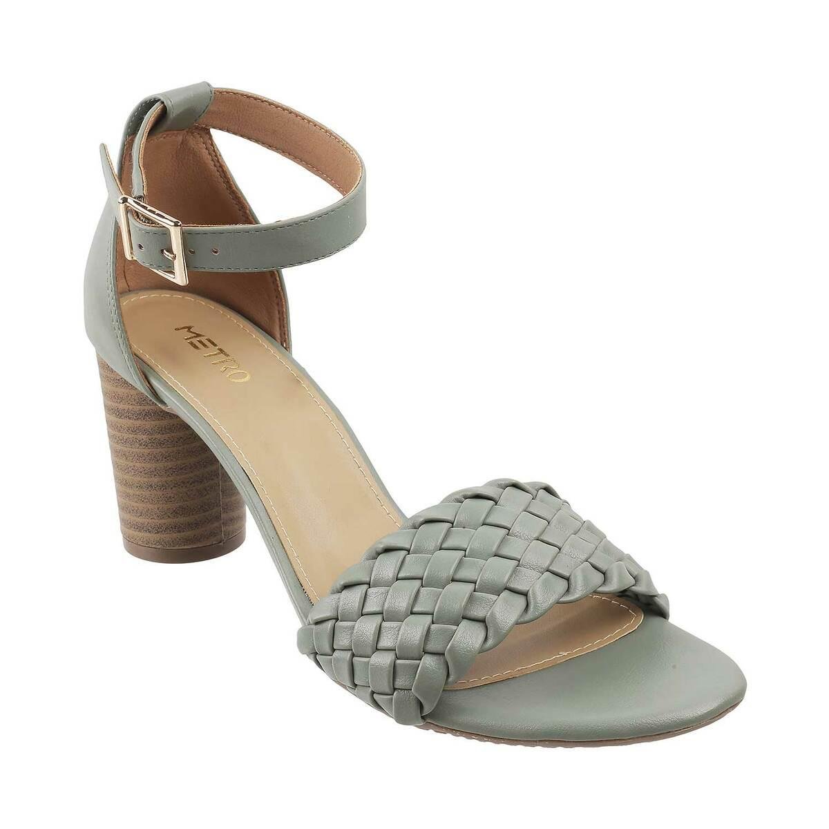 Buy Women Green Casual Sandals Online | SKU: 34-9959-21-34-Metro Shoes