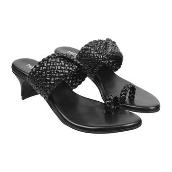 Metro Women Black Casual Slip Ons(SKU: 40-2413-11-36)