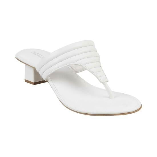 Women White Casual Slippers