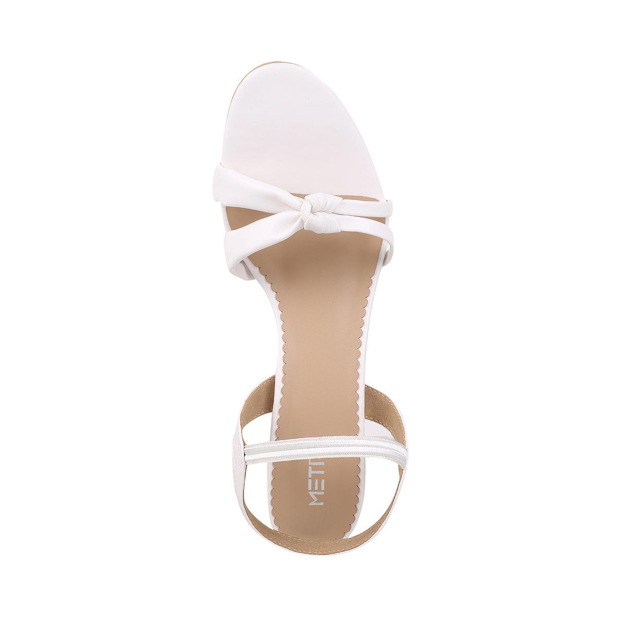 FashionSummer Ladies White High Heel Sandals Simple Sandals Square Toe Open  Toe Straps Women Sandals Womens Shoes