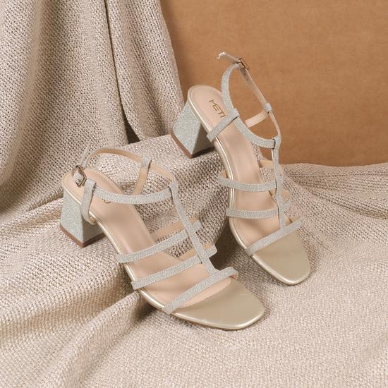 Women Antic-gold Casual Sandals