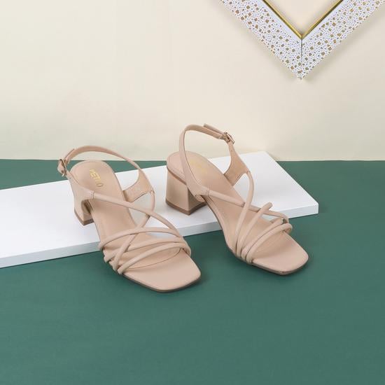 Women Beige Casual Sandals