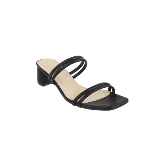 Women Black Casual Slip Ons