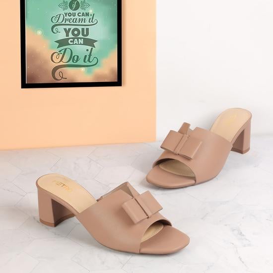 Women Peach Casual Slip Ons