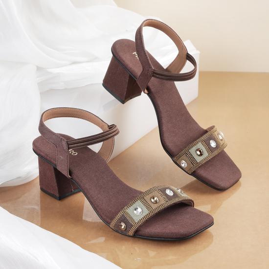 Women Brown Casual Sandals