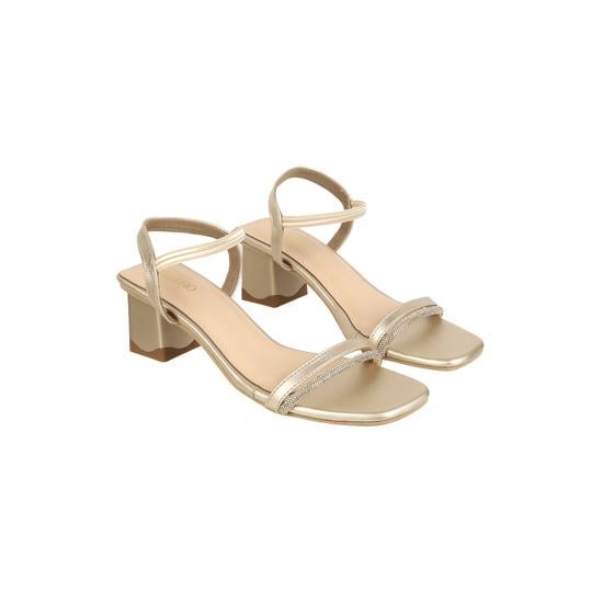 Women Gold Casual Sandals