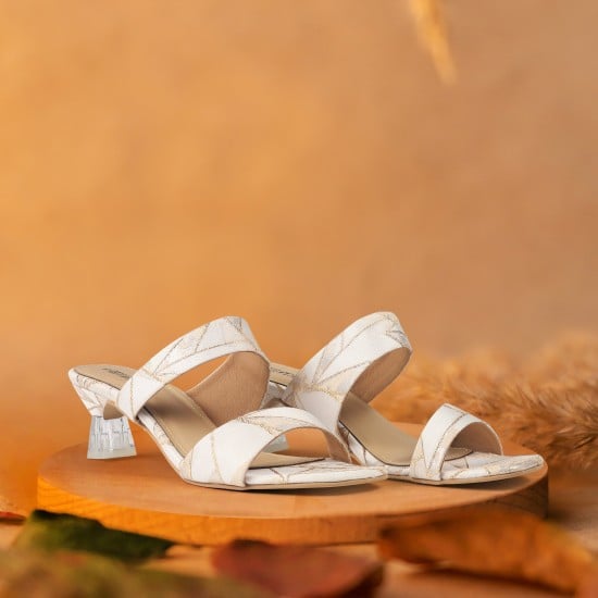 Women Gold Casual Slip Ons