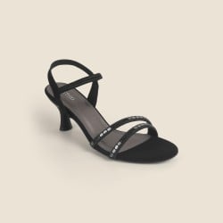 Women Black Party Sandals